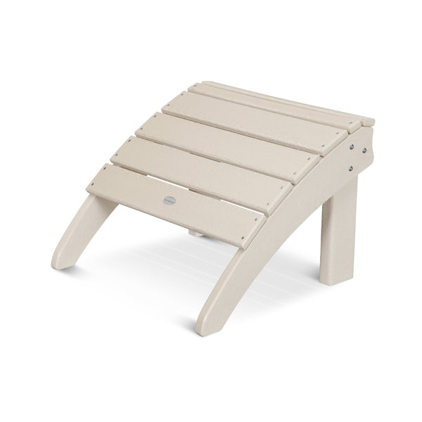 Plow & Hearth POLYWOOD® Seashell Ottoman