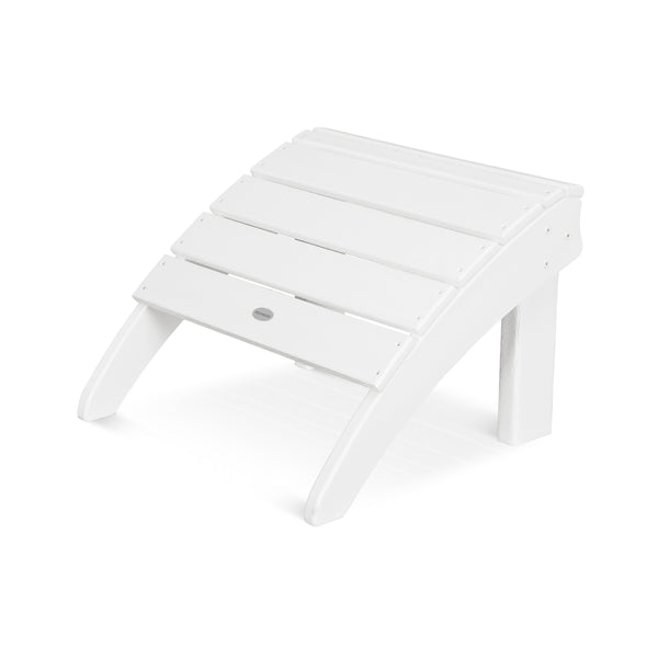 Plow & Hearth POLYWOOD® Seashell Ottoman