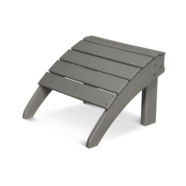 plow & hearth POLYWOOD® Seashell Ottoman