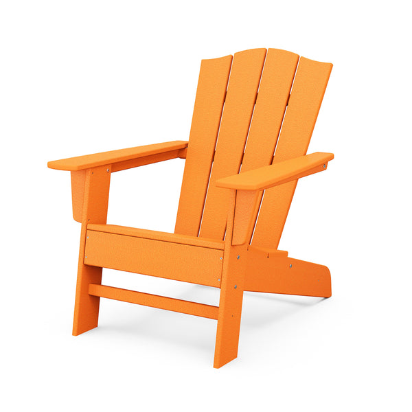 Plow & Hearth POLYWOOD® Wave Adirondack Chair