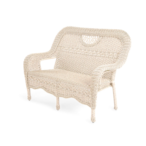 Plow & Hearth Prospect Hill Wicker Settee