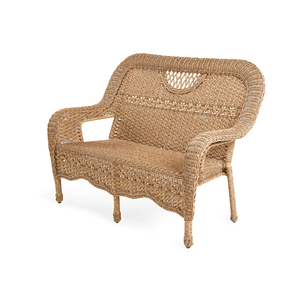 Plow & Hearth Prospect Hill Wicker Settee