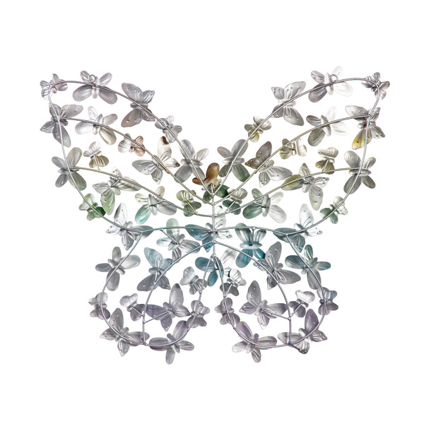 Plow & Hearth Rainbow Metal Butterfly Wall Décor