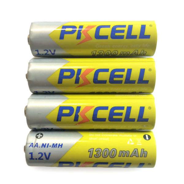 Plow & Hearth Rechargeable AA Batteries Pack Of 4