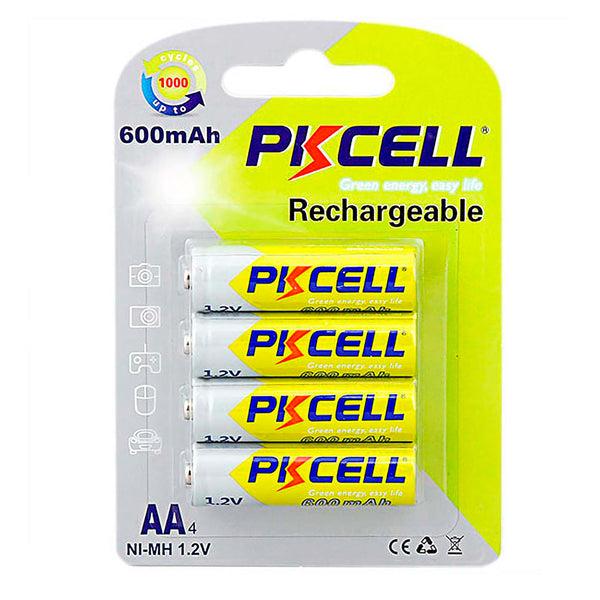 plow & hearth Rechargeable AA Batteries Pack of 4