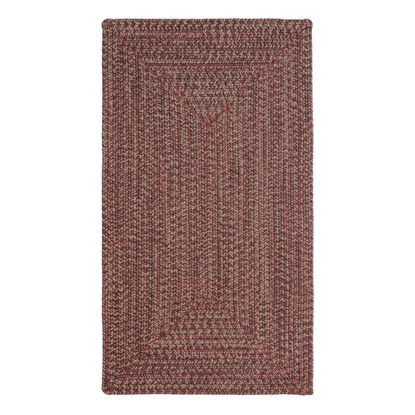 Plow & Hearth Rectangle Pine Creek Braided Rug 7' X 9'