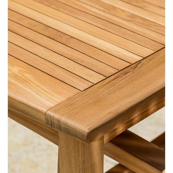 Plow & Hearth Rectangular Teak Dining Table