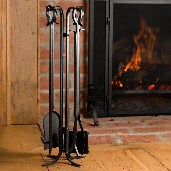 plow & hearth Regular Fireplace Tool Set