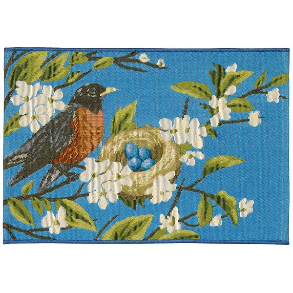 Plow & Hearth Robin's Nest Indoor/Outdoor Rug