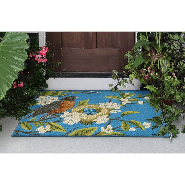 plow & hearth Robin's Nest Indoor/Outdoor Rug