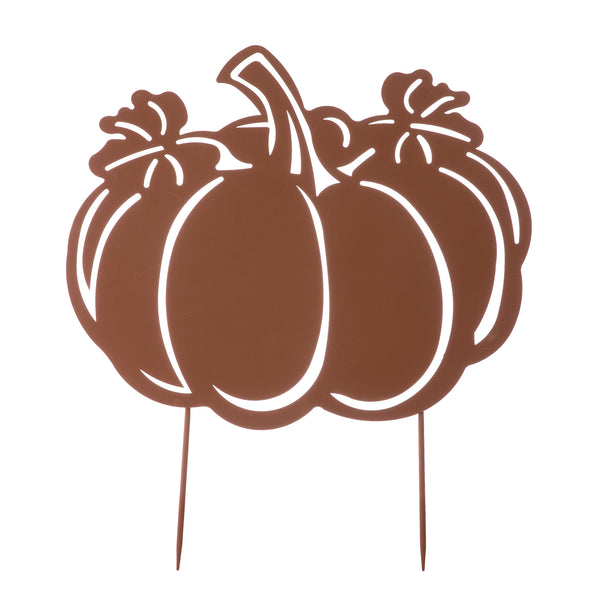Plow & Hearth Rustic Metal Pumpkin Stake