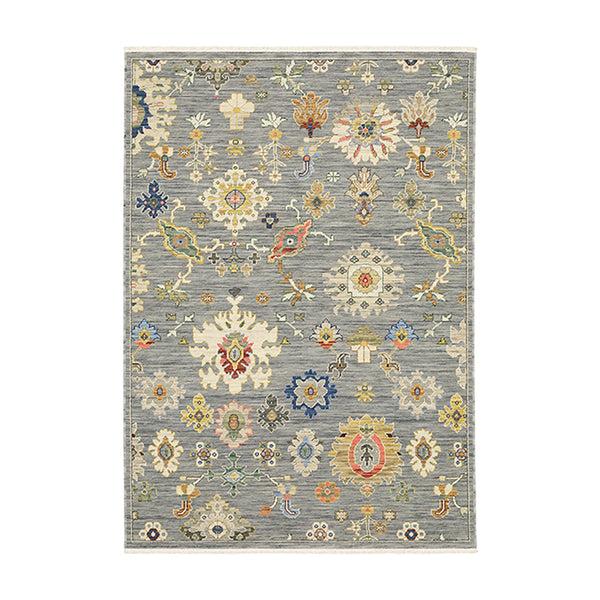 plow & hearth Saluda Tides Wool Rug 9'10" x 12'10"