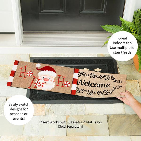 Plow & Hearth Santa Ho Ho Ho Sassafras Switch Mat