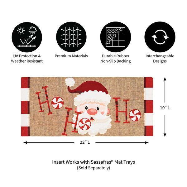 Plow & Hearth Santa Ho Ho Ho Sassafras Switch Mat