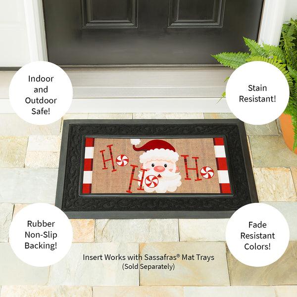 Plow & Hearth Santa Ho Ho Ho Sassafras Switch Mat