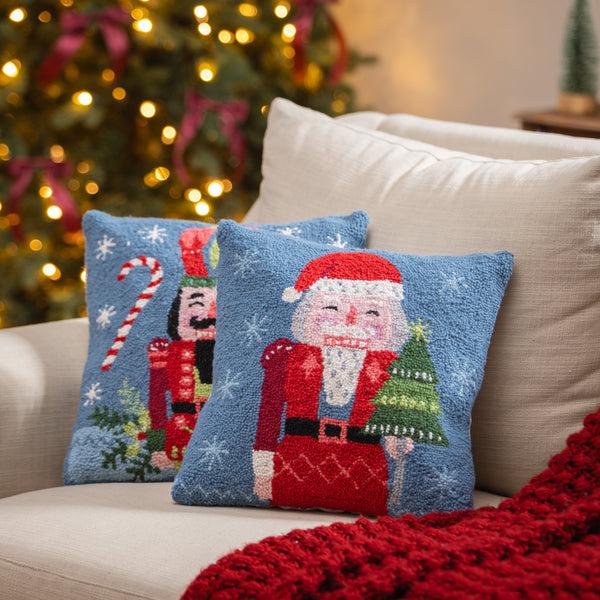 Plow & Hearth Santa Hook Pillow