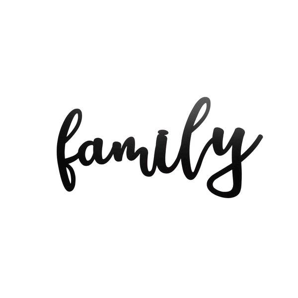 plow & hearth Script-Style Family Sign