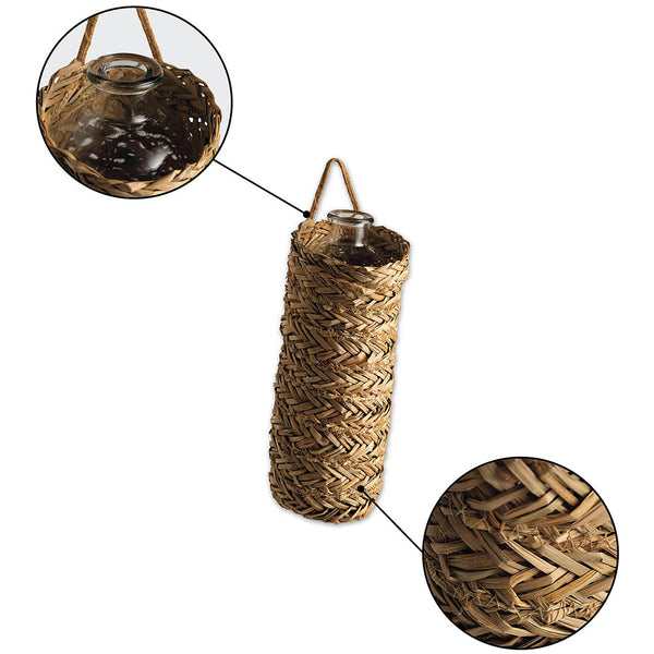 Plow & Hearth SEAGRAS WRAPD BOTTLE