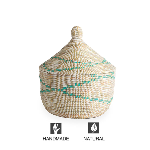 Plow & Hearth Senegalese Woven Warming Basket