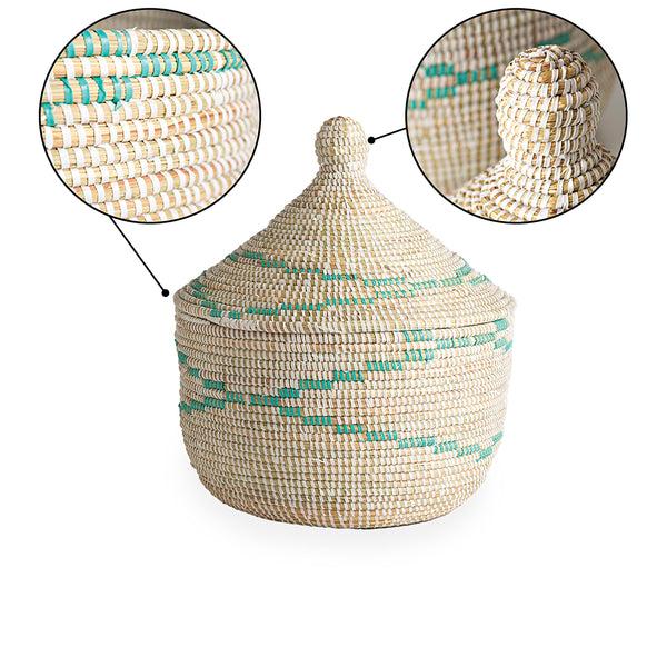 Plow & Hearth Senegalese Woven Warming Basket