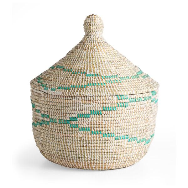 Plow & Hearth Senegalese Woven Warming Basket
