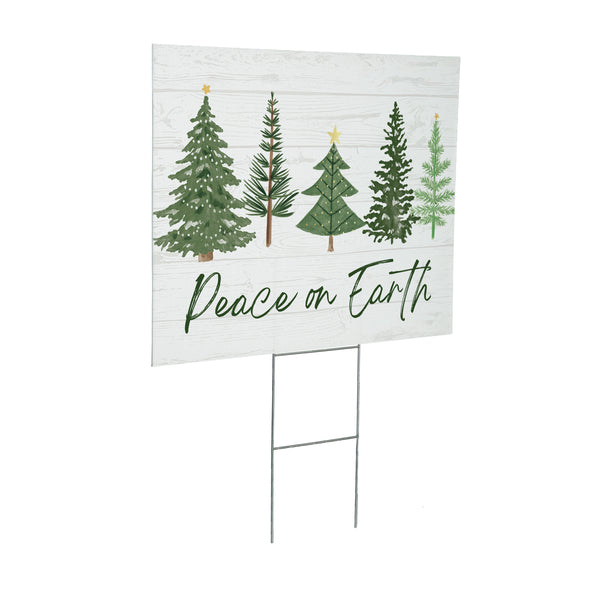Plow & Hearth Shades Of Emerald Yard Sign 24"x18”