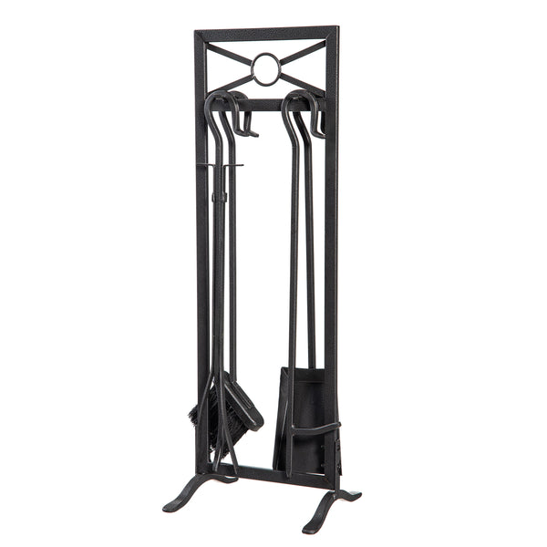 Plow & Hearth Sheffield 5 Piece Fireplace Toolset