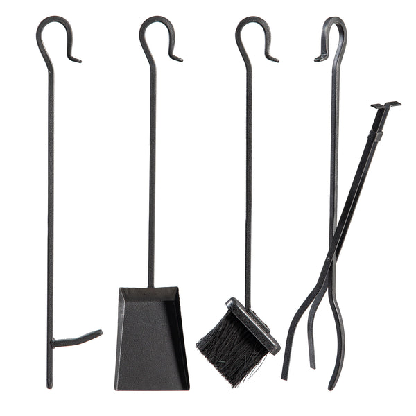 Plow & Hearth Sheffield 5 Piece Fireplace Toolset