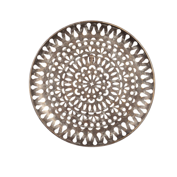 Plow & Hearth Silver Medallion Wall Décor Set Of 2