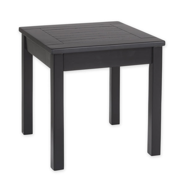 plow & hearth Slatted Wood Side Table