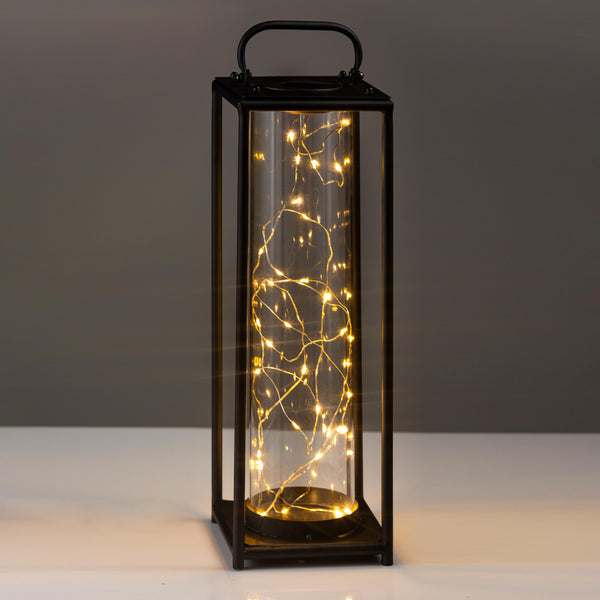 Plow & Hearth Small Firefly Light Black