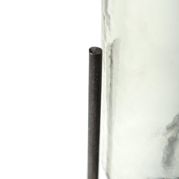 Plow & Hearth Small Oval Glass Stand