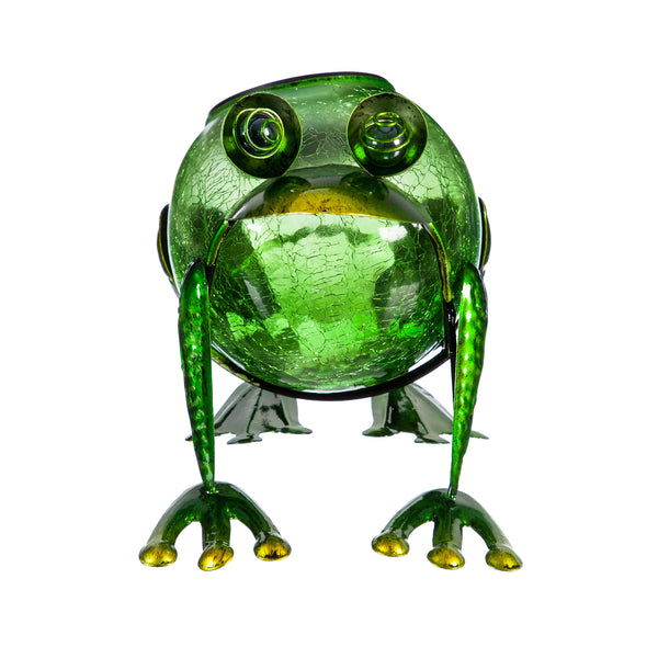 Plow & Hearth Solar Frog Statuary