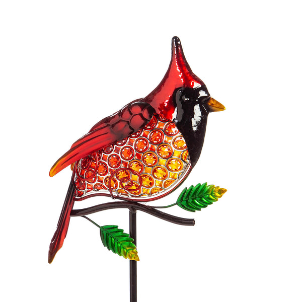 Plow & Hearth Solar Garden Stake Cardinal