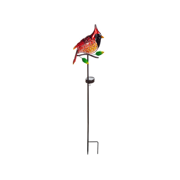 plow & hearth Solar Garden Stake Cardinal