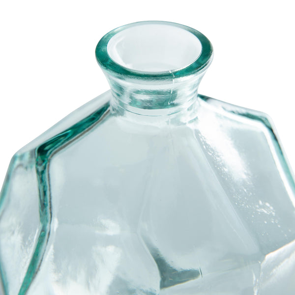 Plow & Hearth Spanish Origami Recycled Glass Vase