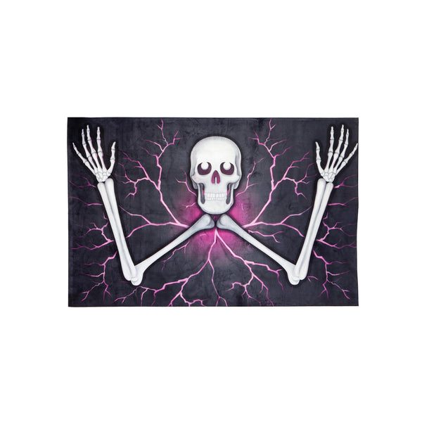 plow & hearth Spooky Skeleton Layering Mat