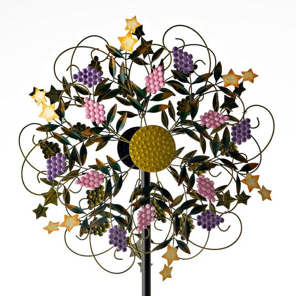 Plow & Hearth Spring Blooms Metal Garden Spinner