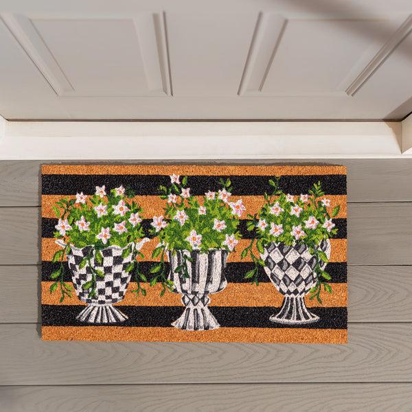 Plow & Hearth Spring Topiary Coir Mat