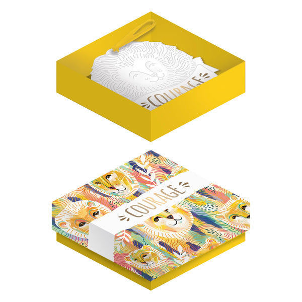 Plow & Hearth St. Jude Ceramic Ornament With Gift Box