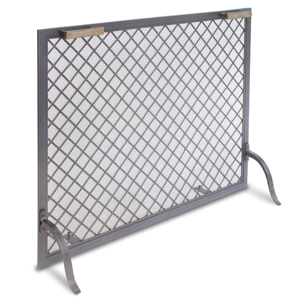 plow & hearth Stanton Single Panel Fireplace Screen