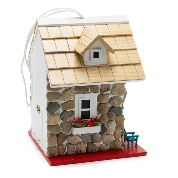 Plow & Hearth Stone Cottage Birdhouse