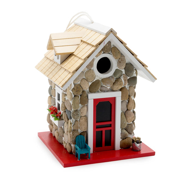 Plow & Hearth Stone Cottage Birdhouse
