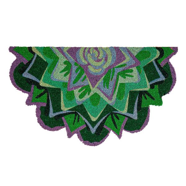 Plow & Hearth Succulent Shaped Coir Mat