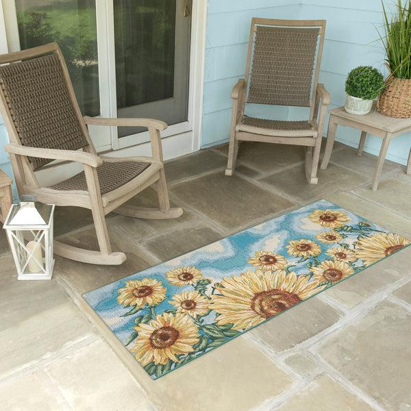 Plow & Hearth Sunny Day Indoor/Outdoor Rug