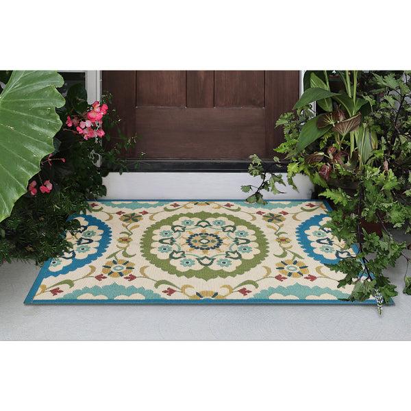plow & hearth Suzanie Indoor/Outdoor Rug