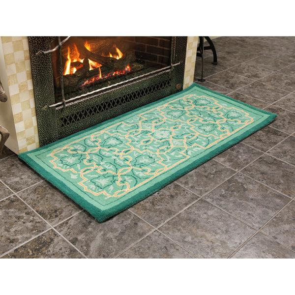 Plow & Hearth Tabriz Wool Rug 56"x26"