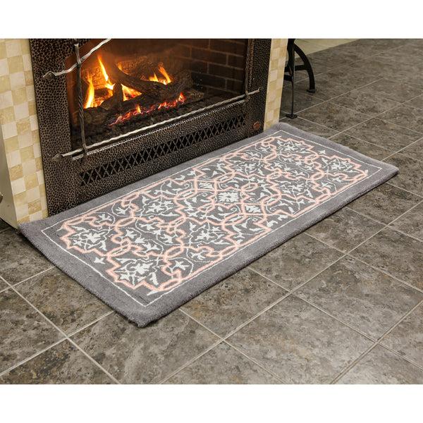 plow & hearth Tabriz Wool Rug 56"x26"
