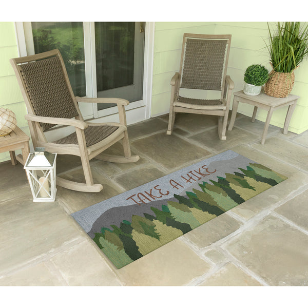 Plow & Hearth Take A Hike Indoor/Outdoor Rug
