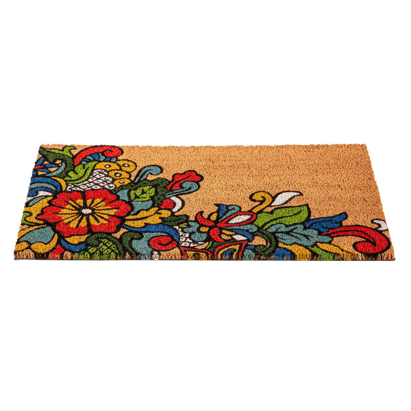 Plow & Hearth Talavera Inspired Coir Mat